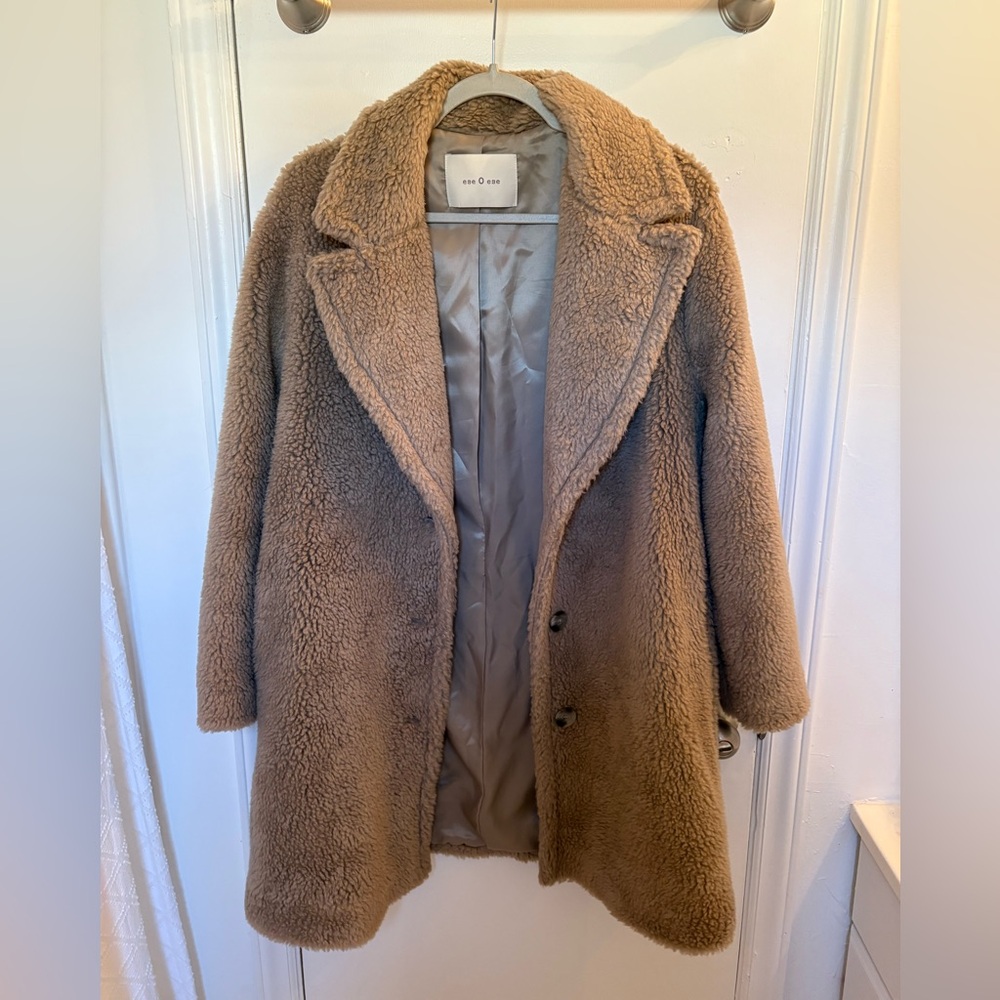 Tan Teddy Coat